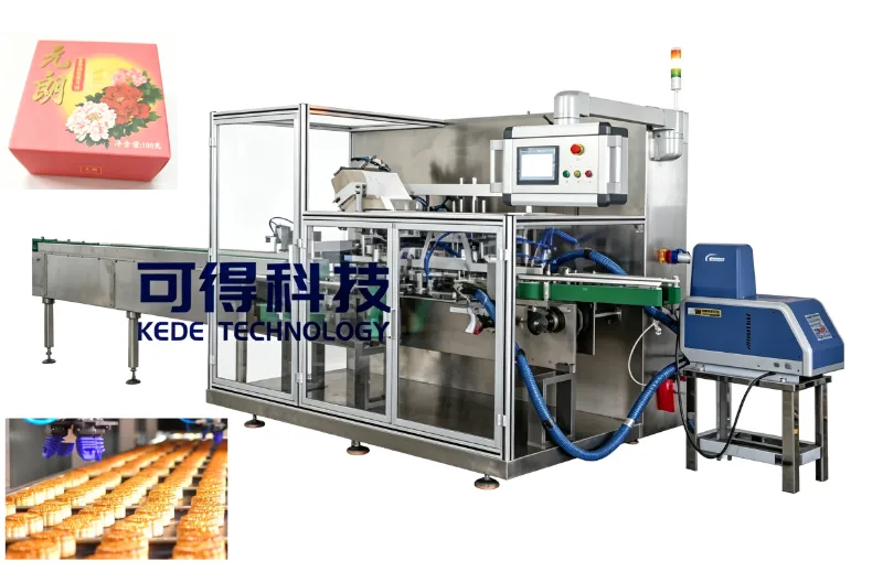 Làm thế nào một nhà máy bánh trung thu tăng hiệu quả đóng gói lên 200% – Máy móc KEDE đã đưa hàng hóa vào sử dụng
